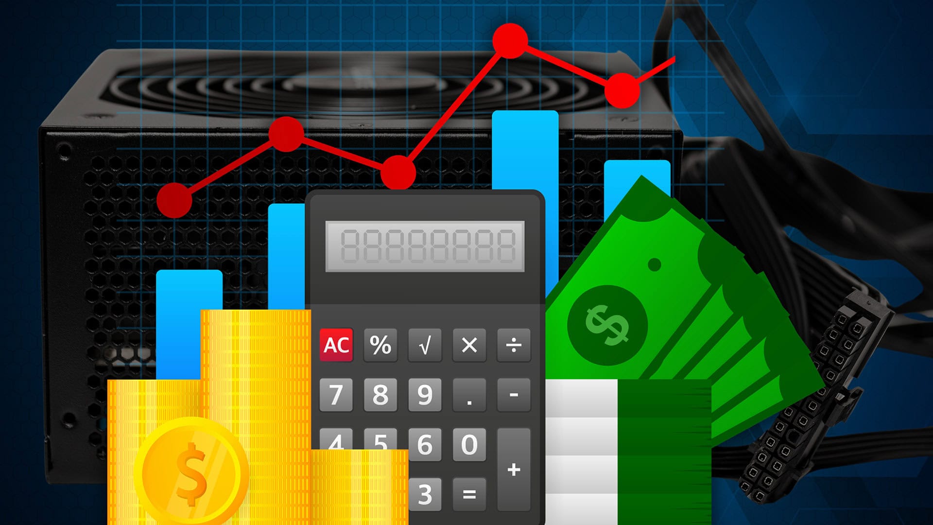 PSU wattage calculator for PC builds